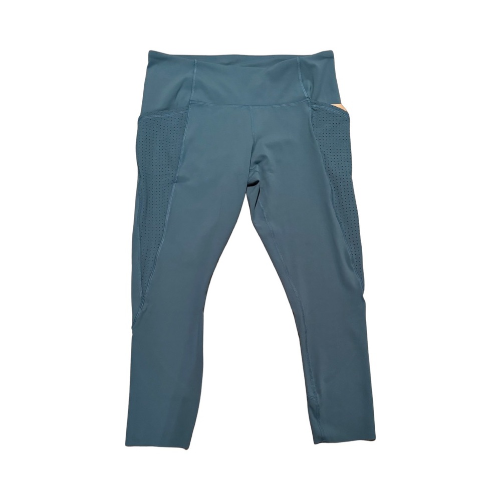 NWT Hind Women’s Leggings Workout Running Teal Pants Size XL.